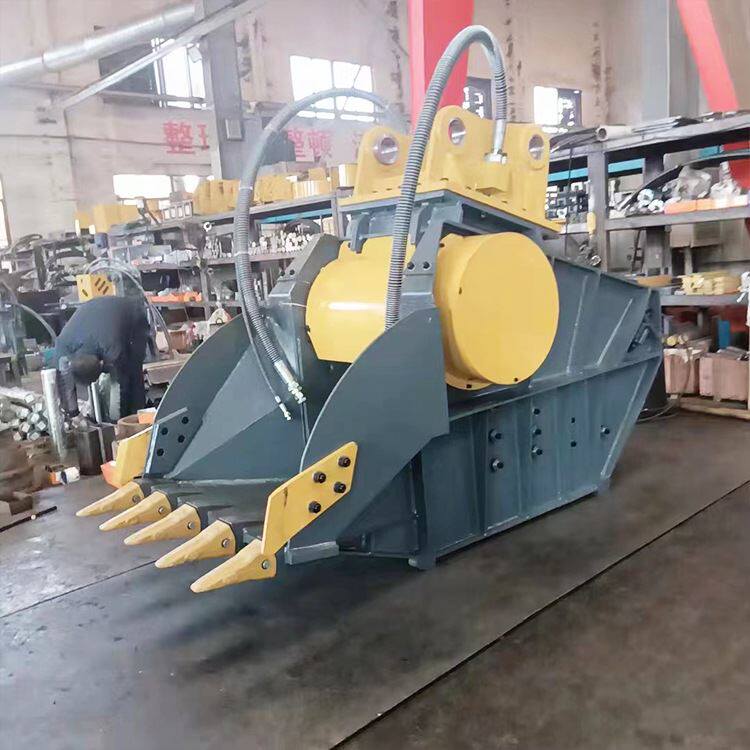 奥莱 挖掘机破碎斗 挖斗 筛分破碎铲斗