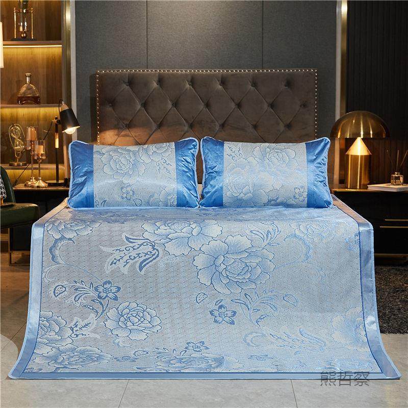 夏季冰丝凉宿席可xGKsKsB折单叠冰丝席1.5学生舍空1.8m件0.6米调,床上用品,冰丝席,淘宝优惠券,粉丝福利购,淘宝优惠卷