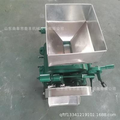 大型商豆用食破粮碎机HOK玉米高 粱黄挤扁机 电动对辊式小麦挤扁