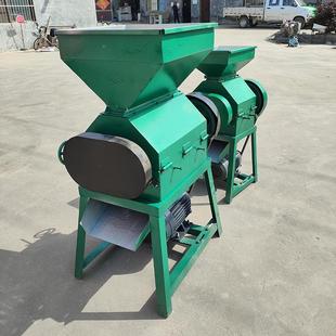 家用单相电机麦小压片 拉丝压对辊小型GDR黄豆扁机