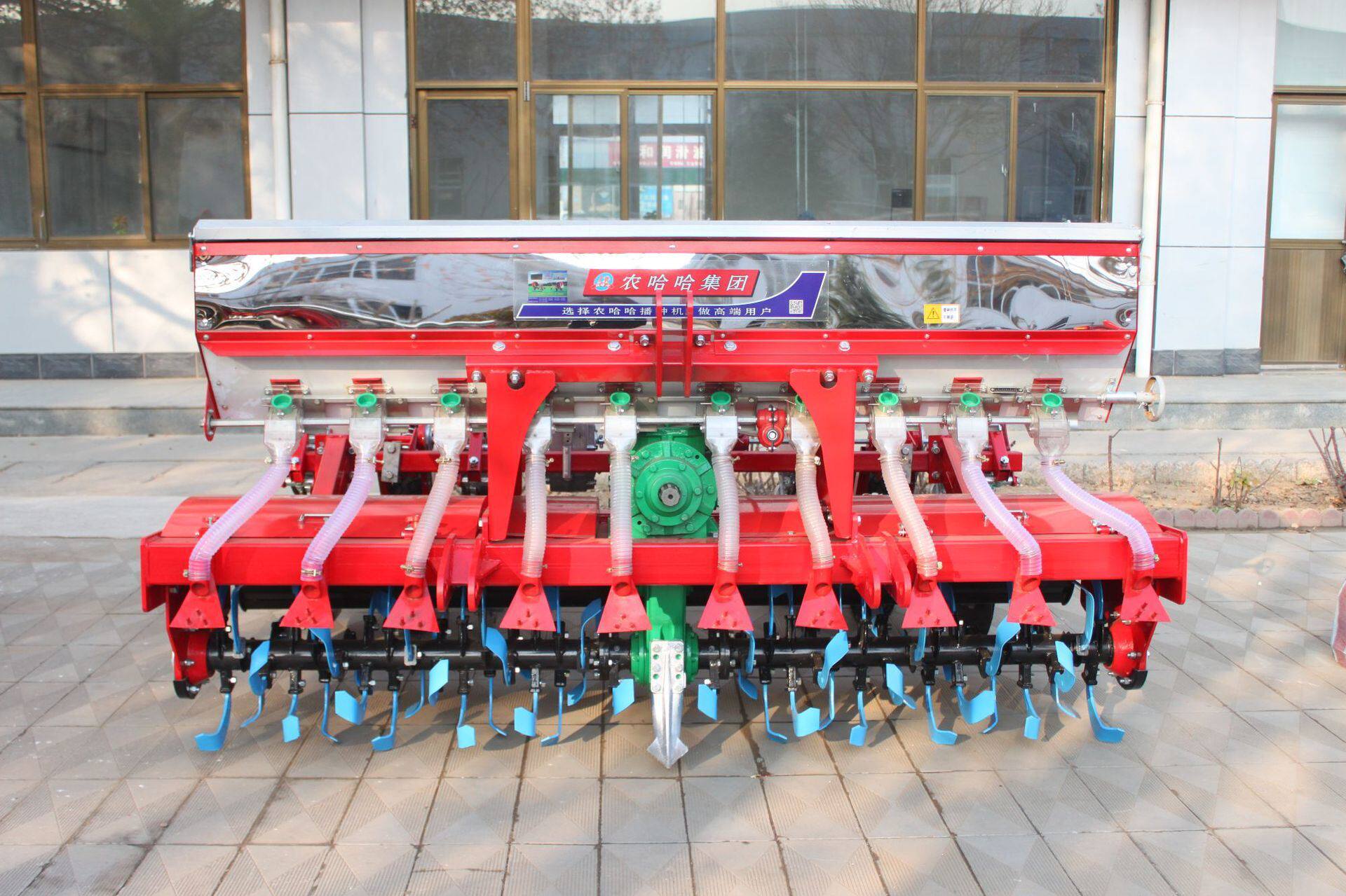 新款施肥型五行玉米旋播精量播种机配2米旋耕机 原厂发货