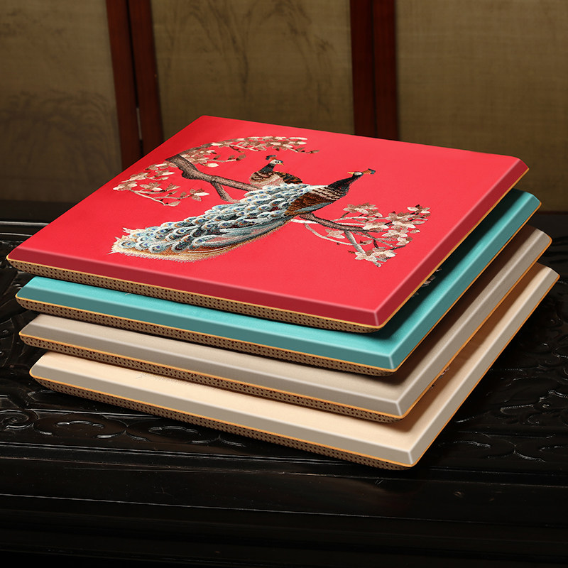 红木沙发坐垫新中式实木家具古典中式圈椅椅子木椅茶椅垫防滑乳胶