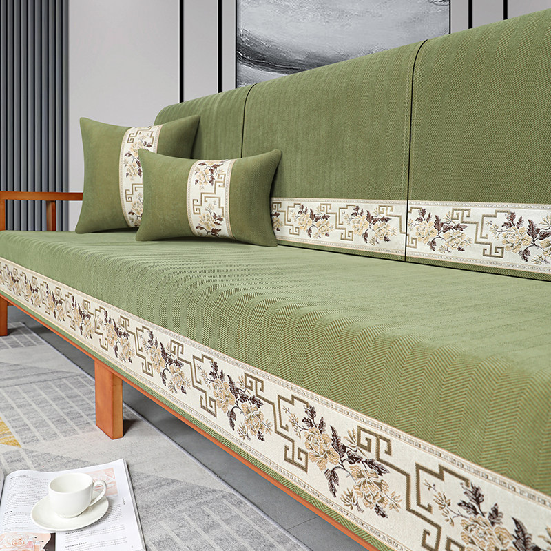 沙发垫四季通用2024新款防滑红木沙发套罩新中式盖布实木坐垫垫布