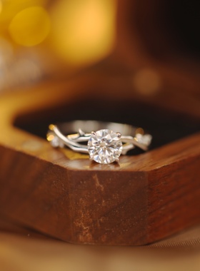 原创设计钻戒艺升缘珠宝简约女士