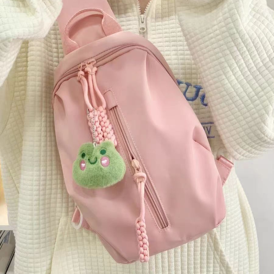 多巴胺日系小清新尼龙女胸包