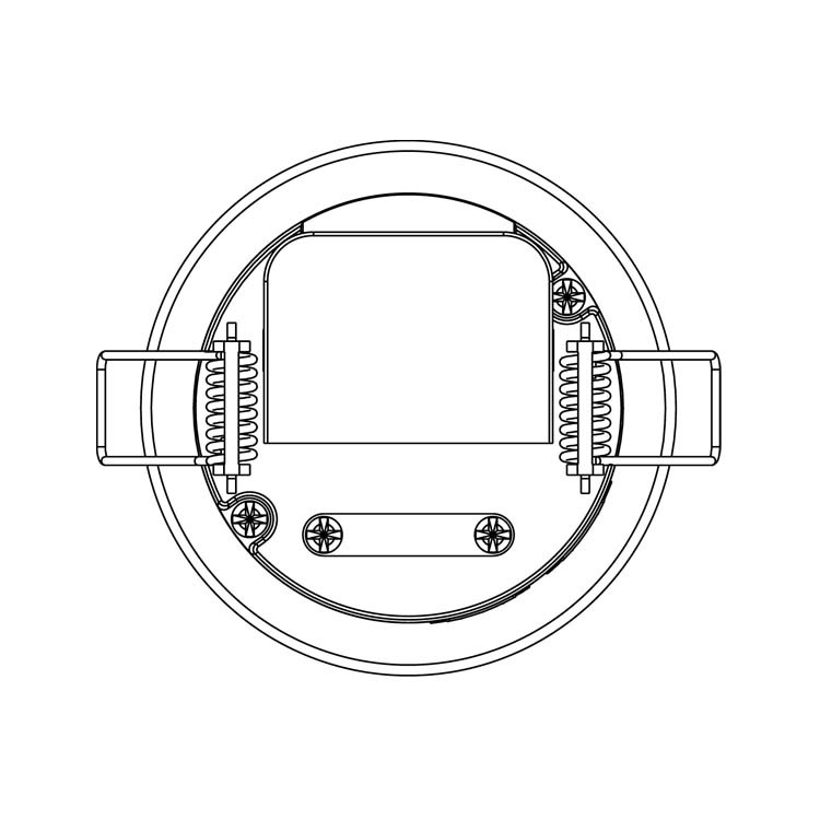 迷你110V-240V嵌入式吸顶红外线人体感应开关感应器可调延时感光