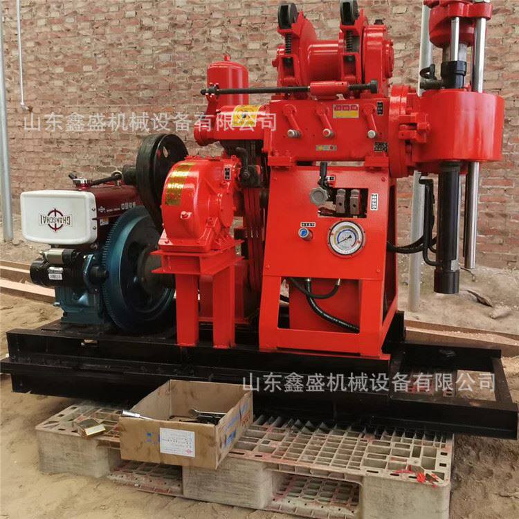 gk200水井钻机小型全液压工程地质勘探钻机双速调档取芯钻机厂家