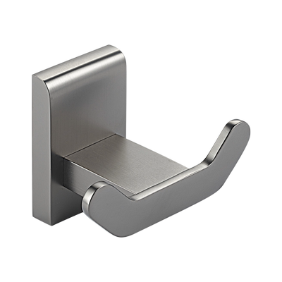 德国艾洛胜枪灰免打孔挂钩全铜衣帽单钩卫生间墙壁浴室单钩毛巾钩