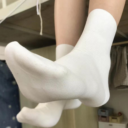 无骨中筒袜软糯夏天长堆堆袜