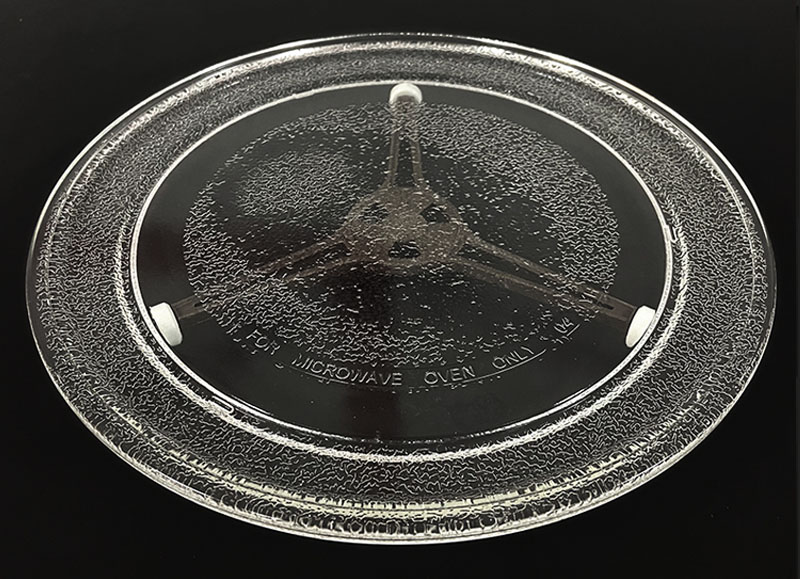 新格兰仕微波炉玻璃托盘P70D20TLD4D7转盘三角支架底座245cm套品