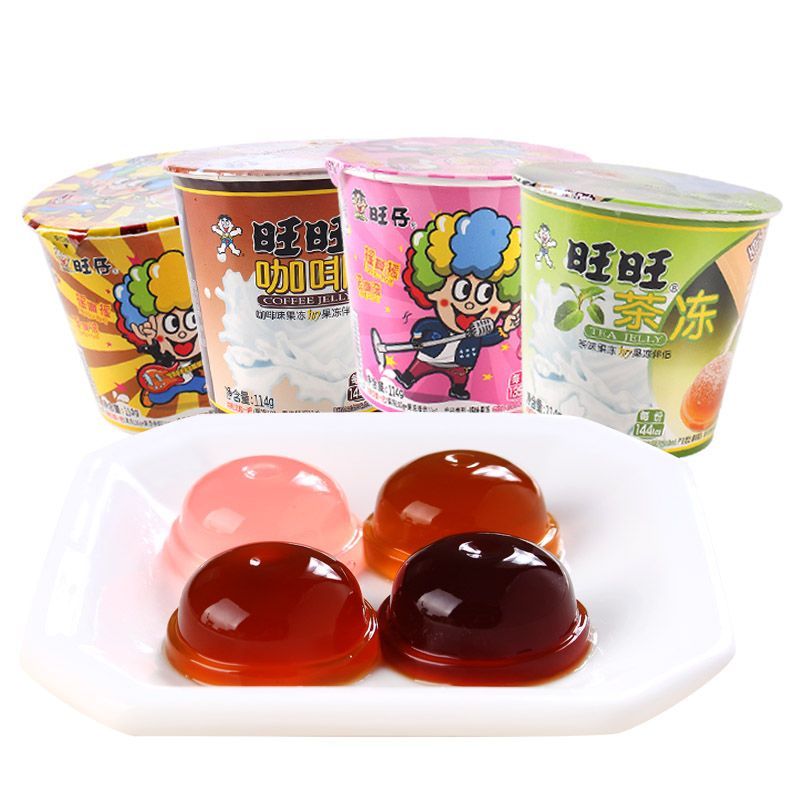 旺仔摇滚冻果冻114g多种口味组合畅享装经典解馋小零食