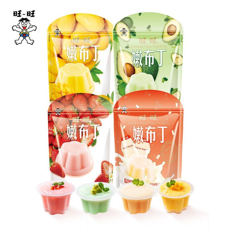 嫩布丁300g牛油果乳酸菌芒果草莓优酪味小甜品下午茶休闲零食