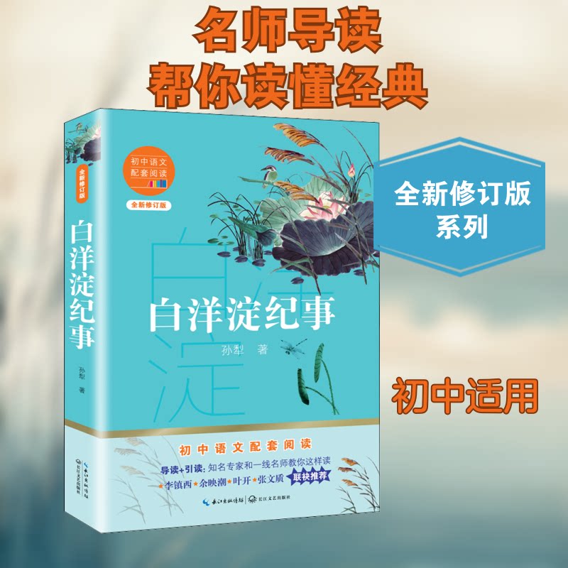 白洋淀纪事(全新修订版) 白洋淀纪事 孙犁经典 红色文学 全新修订 冀中抗战 故事 文学名著 散文精选 9787570219902