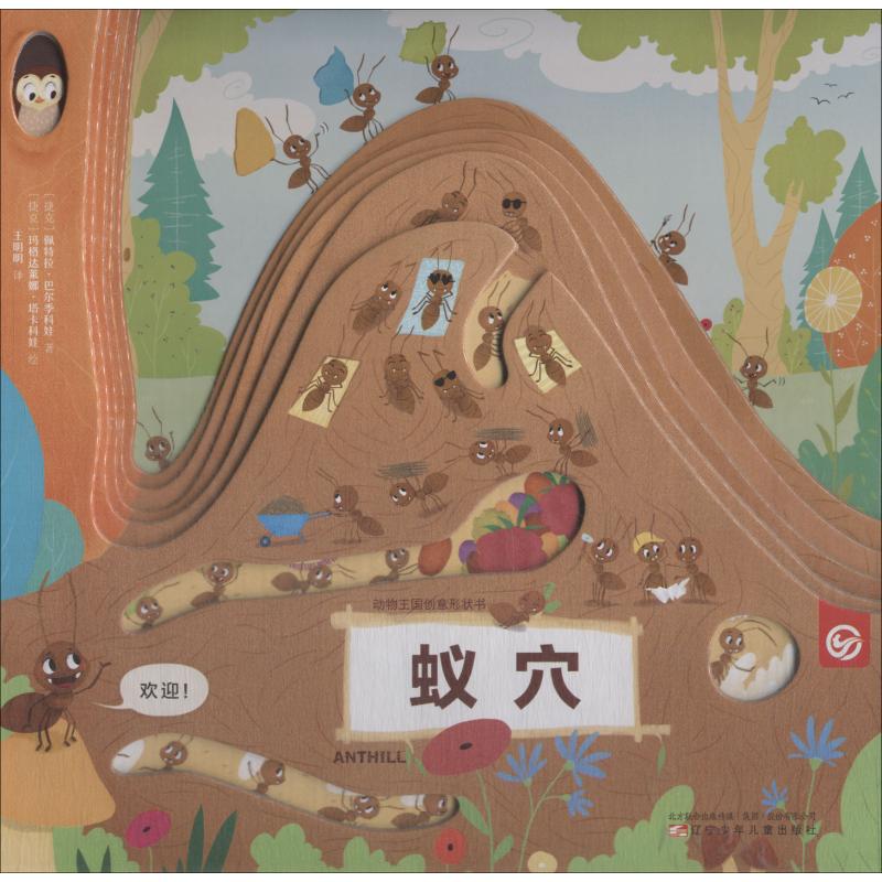 正版包邮 动物王国创意形状书?蚁穴/动物王国创意形状书 佩特拉·巴尔季科娃   玛格达莱娜·塔卡科娃 9787531576587