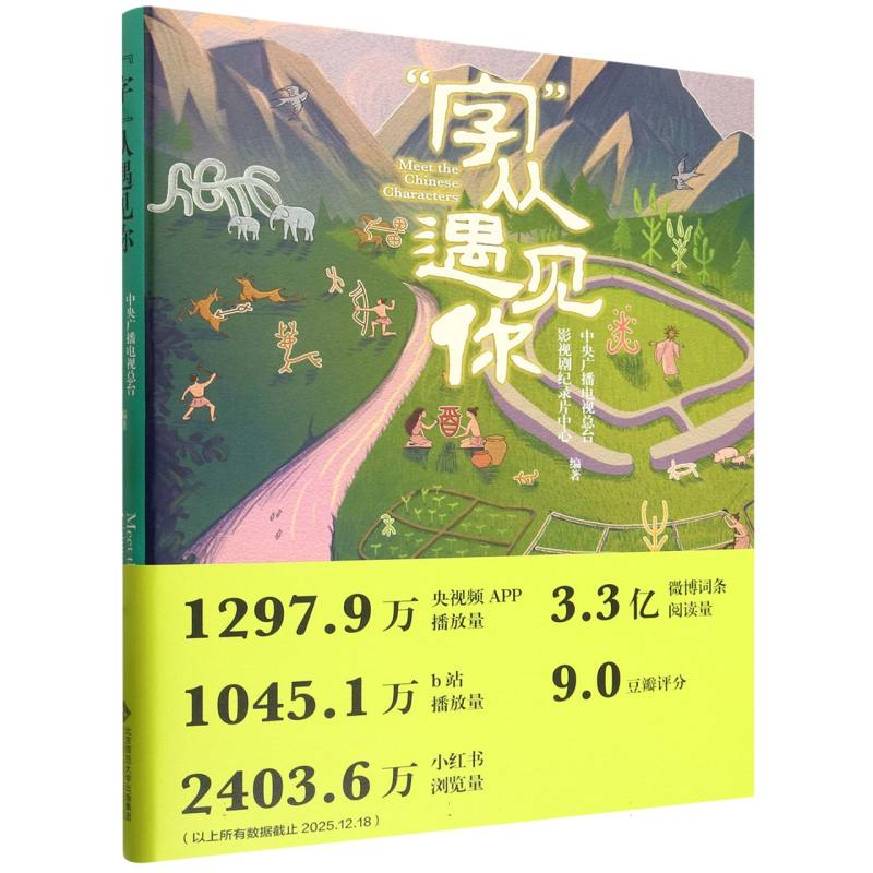 正版包邮 字从遇见你 编者:中央广播电视总台影视剧纪录片中心| 9787303314126 北京师大 - 实物图