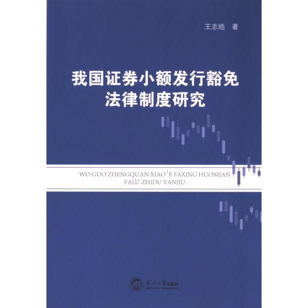 正版包邮 我国券小额发行豁免法律制度研究 王志皓著 9787551734202 东北大学出版社