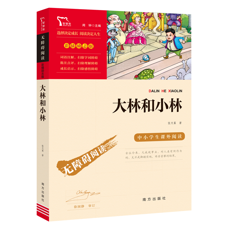 正版包邮 大林和小林(彩插励志版无障碍阅读)/名著 张天翼|编者:闻钟 9787550141919 南方