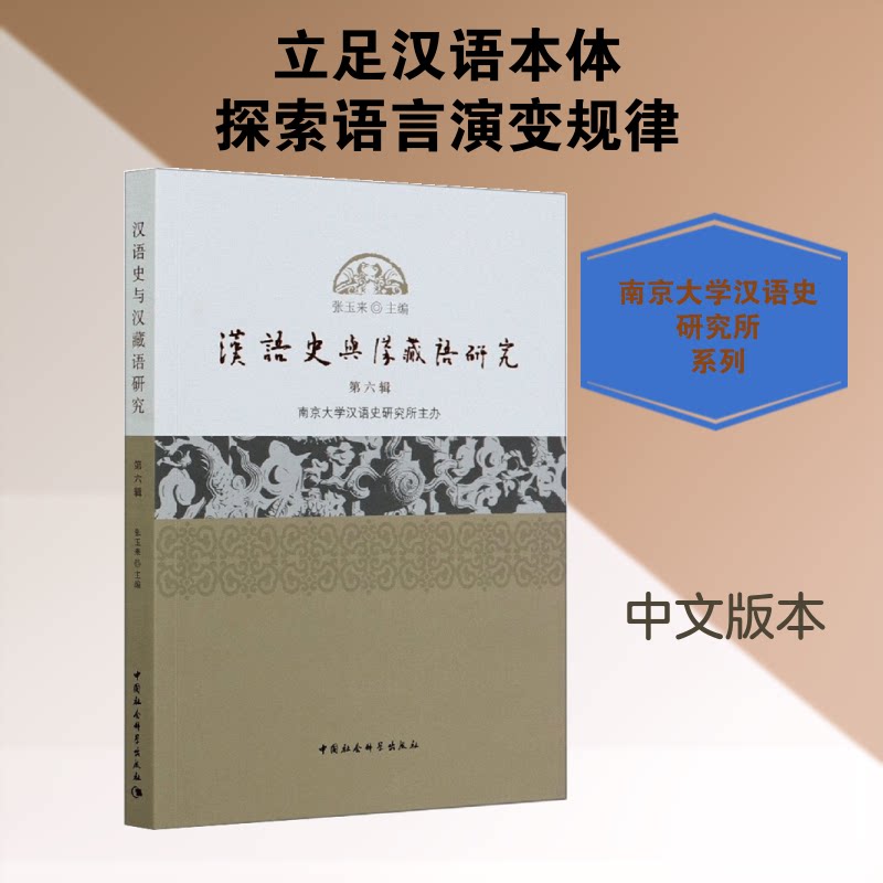 汉语史与汉藏语研究 高校语言学考研参考 系统解析汉语史脉络 汉藏语系比较研究 学术著作 ISBN9787520356961