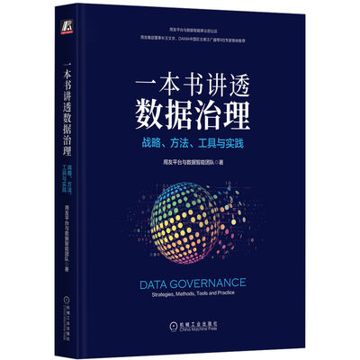 正版包邮 一本书讲透数据治理:战略、方法、工具与实践:strategies, methods, tools and practice 用友平台与数据智能团队