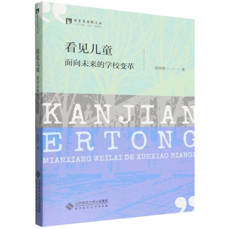 正版包邮 看见儿童(面向未来的学校变革)/教育家书院文丛 唐晓勇|总主编:宋萑//李霆鸣 9787303313662 北京师大
