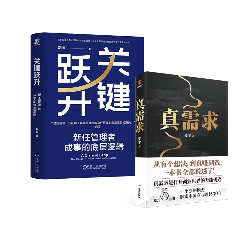 正版包邮 关键跃升+真需求 梁宁| 9787513357685 新星