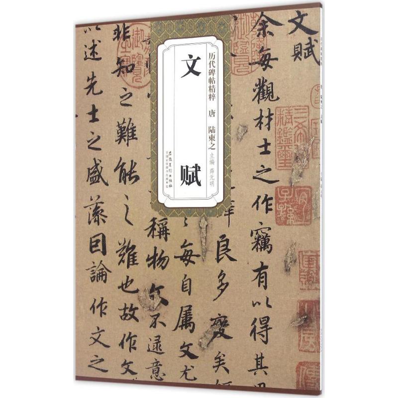 唐陆柬之文赋 唐陆柬之文赋 书法字帖 临摹范本 唐代书法 经典法帖 毛笔书法 书法赏析 艺术收藏 9787539867212