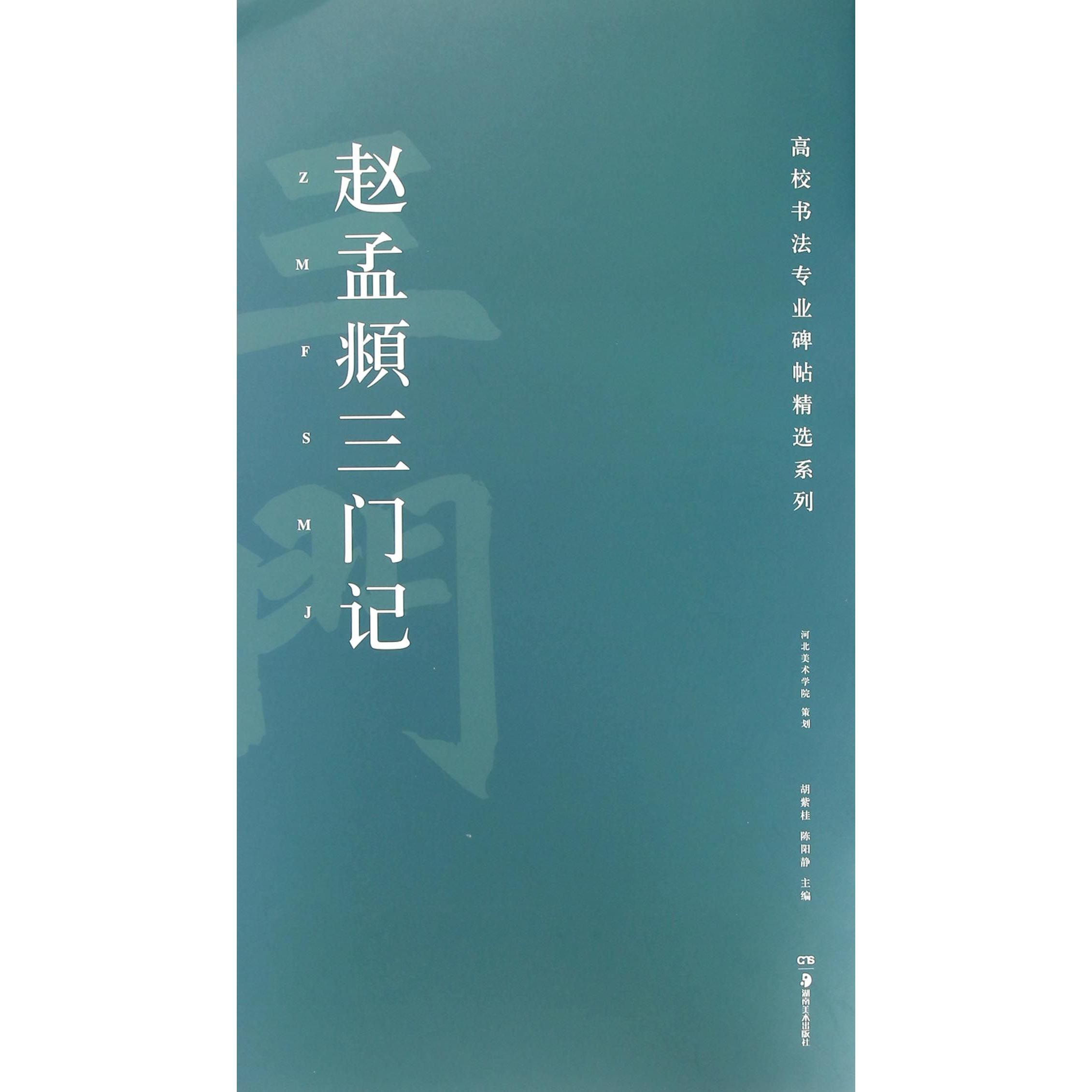 赵孟頫三门记 赵孟頫三门记 书法临摹教程 笔法详解 行书楷书入门 原帖高清 书法欣赏 艺术价值 碑帖解析 9787535678416
