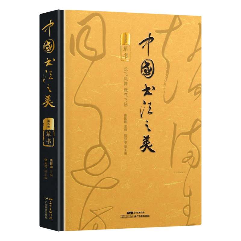 中国书法之美:第五卷:草书唐翼明广东教育出版社9787554835012 中国书法之美 草书卷 唐翼明著 书法技法解析 9787554835012
