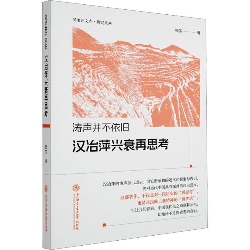 涛声并不依旧——汉冶萍兴衰再思考 汉冶萍研究 近代工业史 兴衰历程 历史视角 企业管理 资料翔实 案例分析 9787313344632