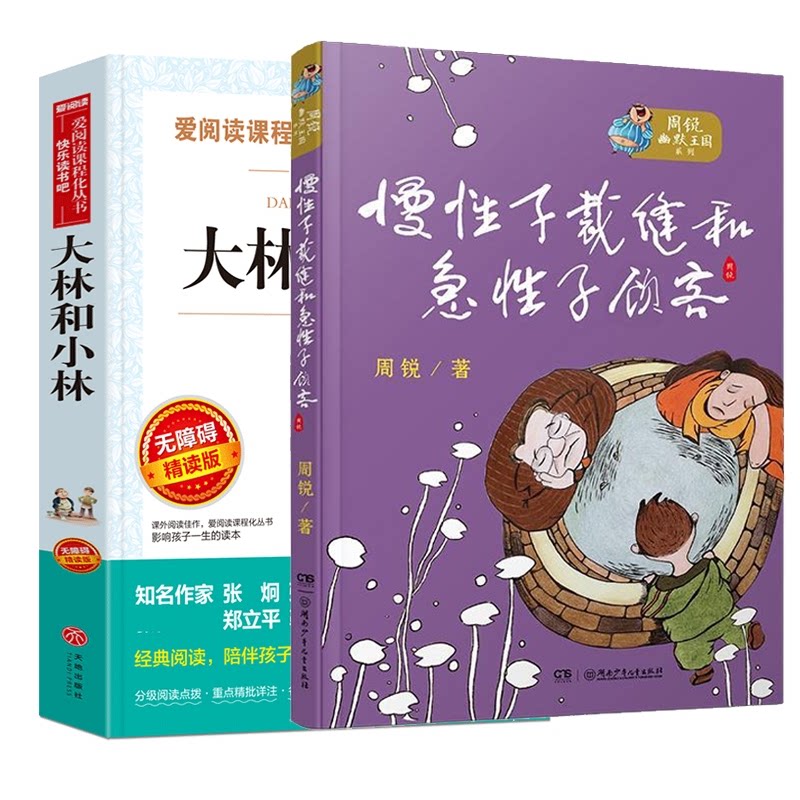 正版包邮 大林和小林+慢子裁缝和急子顾客 周锐 9787556240500 湖南少儿
