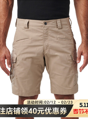 5.11 【艾肯短裤 73354】夏季透气户外登山防泼水多口袋 男士短裤