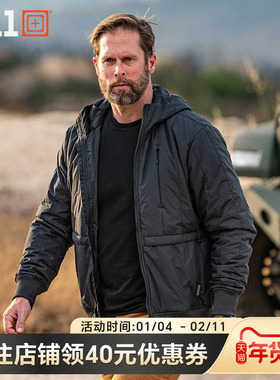 5.11赛莫斯棉服夹克511P棉保暖防泼水男风帽外套48387