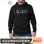 长袖 连帽衫 511春秋加绒连帽卫衣76174 5.11户外休闲大码 福利款