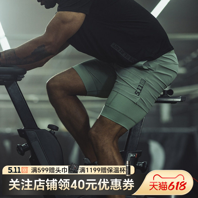 5.11综合训练战术短裤 511破坏升级款男士健身运动短裤 82411