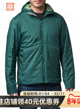 5.11防泼水轻薄可收纳外套男511冬探索 P棉夹克78057