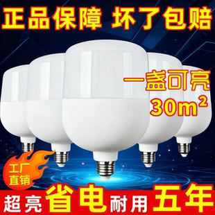 耐用5年 led灯泡超亮节能正品白光护眼工厂大功率球泡灯批发