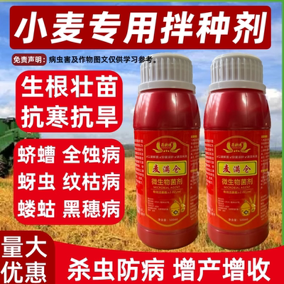 增产抗病提高出芽小麦种衣剂