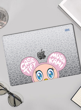 日韩风村上隆笔记本保护壳定制适用苹果MacBook笔记本保护壳CASE原版个性Air13.3/13.6 Pro13/14/16寸M4/3240