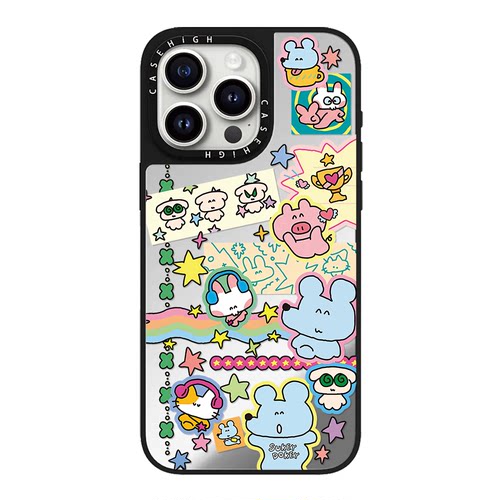 磁吸MagSafe艺术家Sukeydokey可爱老鼠适用iphone16pro手机壳17promax苹果15plus镜面保护套14卡通13