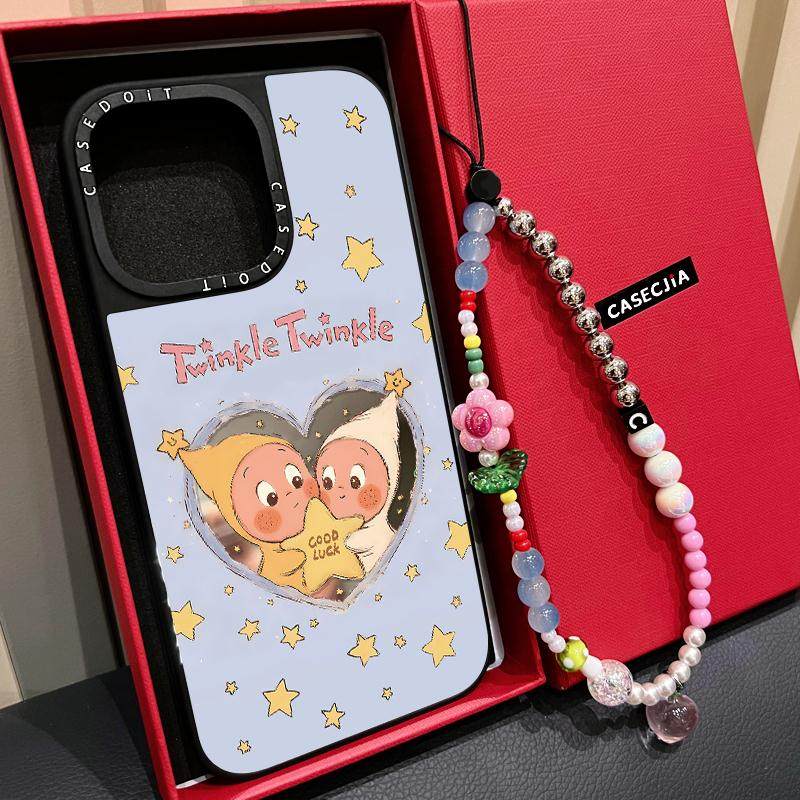 MagSafe磁吸爱心窗口花朵星星人适用iphone17手机壳16promax苹果15pro镜面保护套14plus新款13少女Air