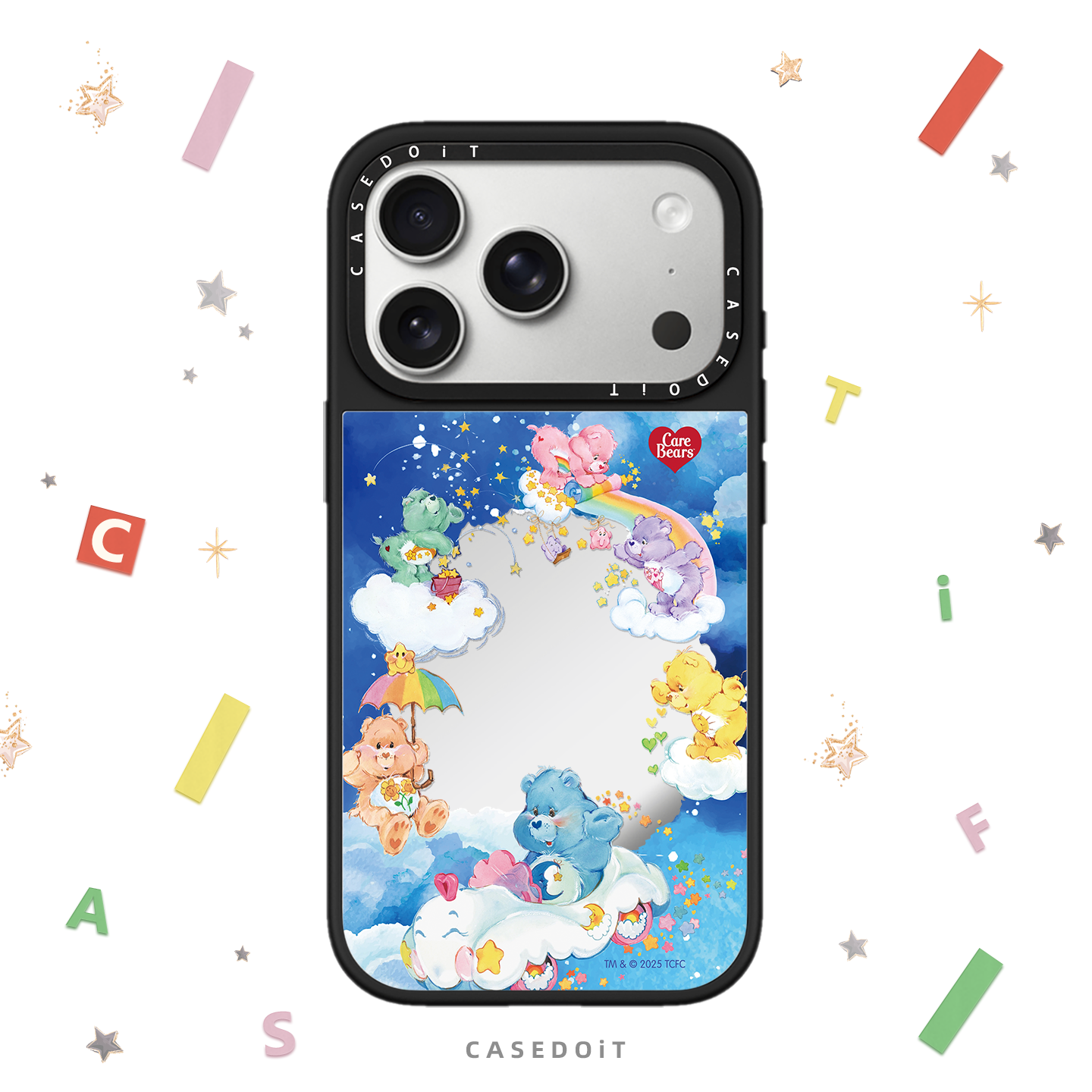 C家MagSafe磁吸carebears软糖小熊适用iphone17手机壳16promax苹果15pro镜面14plus可爱13卡通12日韩Air