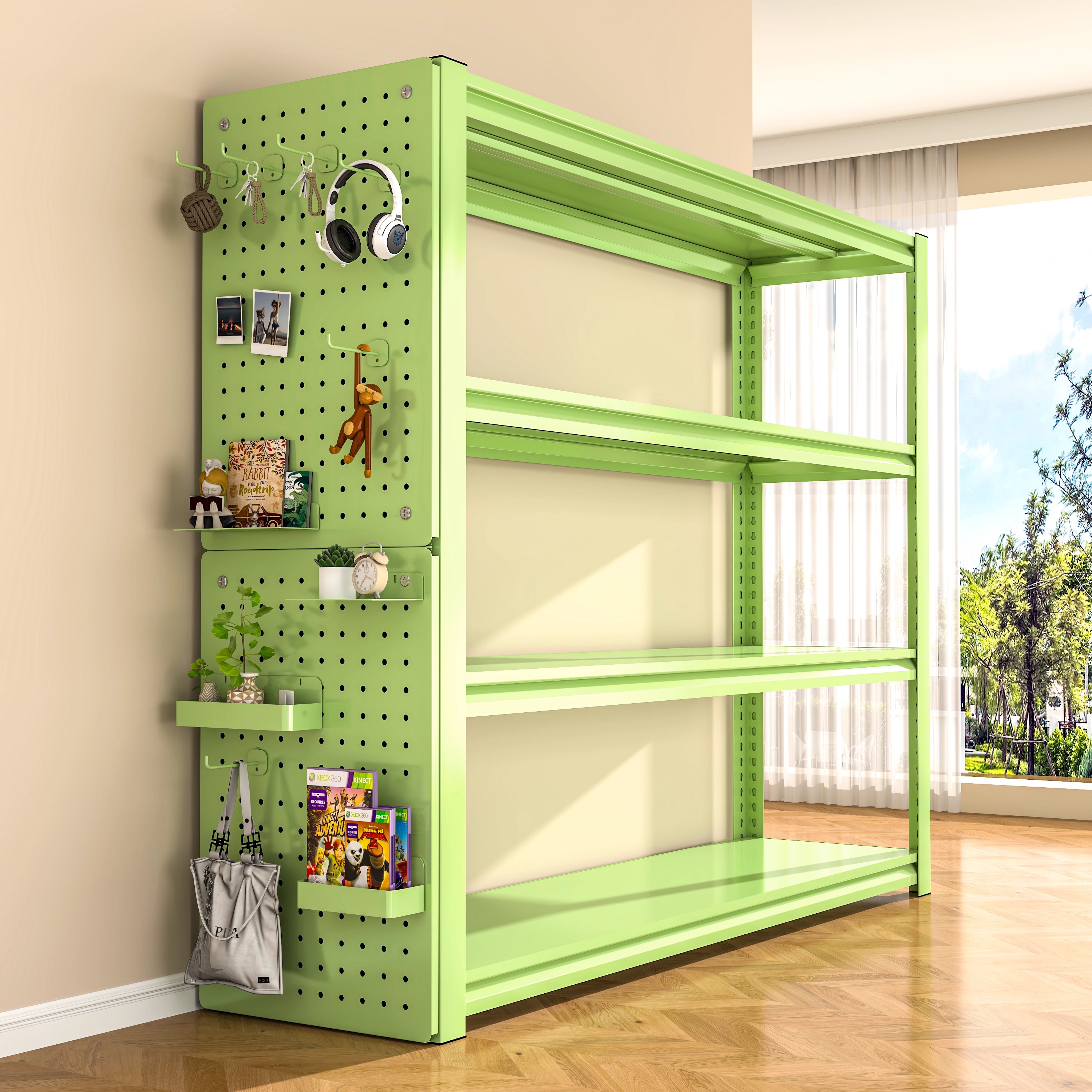 家用置物架铁艺多层置物架子阳台