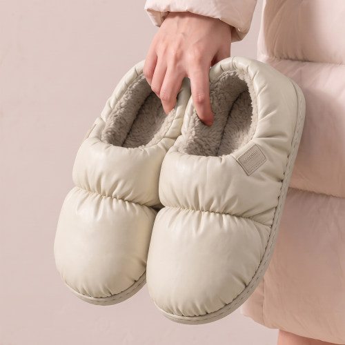 防水棉鞋女款冬季外穿防滑居家用