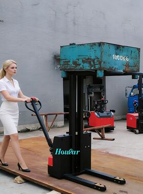 合力CDD10-080步行式电动堆高车全自动叉车步行式堆垛车电动叉车