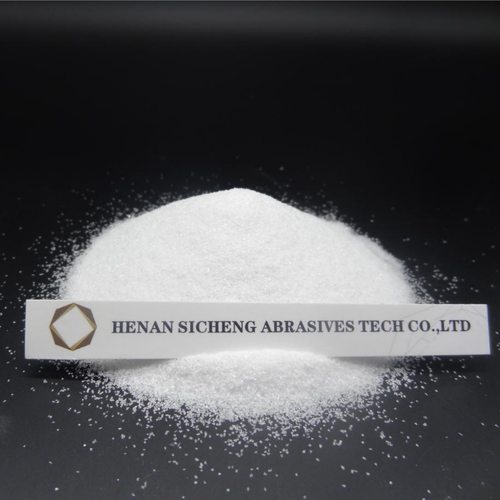 河南厂家供应60#白刚玉 喷砂抛光用白刚玉砂 电熔白刚玉砂