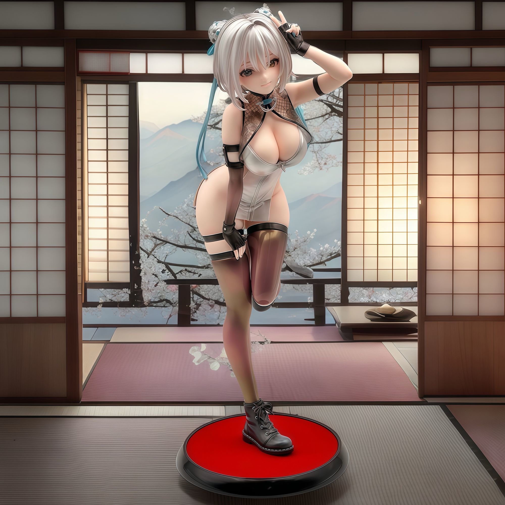旗袍美美【日版】限量美少女雕像GK手办潮玩模型TOHO周边礼物摆件