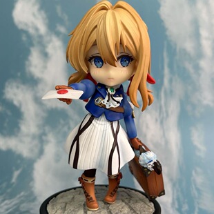 萌系Q版薇尔莉特手办永恒的花园动漫周边二次元机箱潮玩桌面摆件