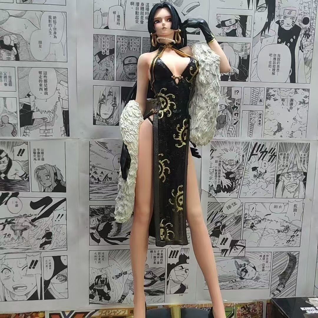 潮玩汉涂装GK蛇姬手办手办摆件雕像全库克旗袍女帝海贼王模型