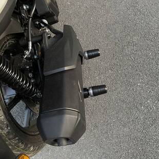 适用光阳RKS150改装排气管防摔棒弹簧款RacingX150发动机保险杠球