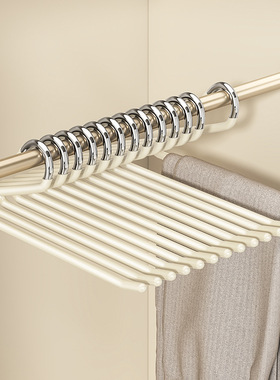 Men's pants hanger - 5 hangers, with anti-slip design, open